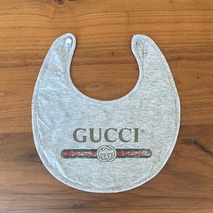 Authentic Gucci Baby Bib